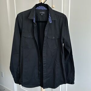 Public Opinion men’s denim or twill over shirt size S